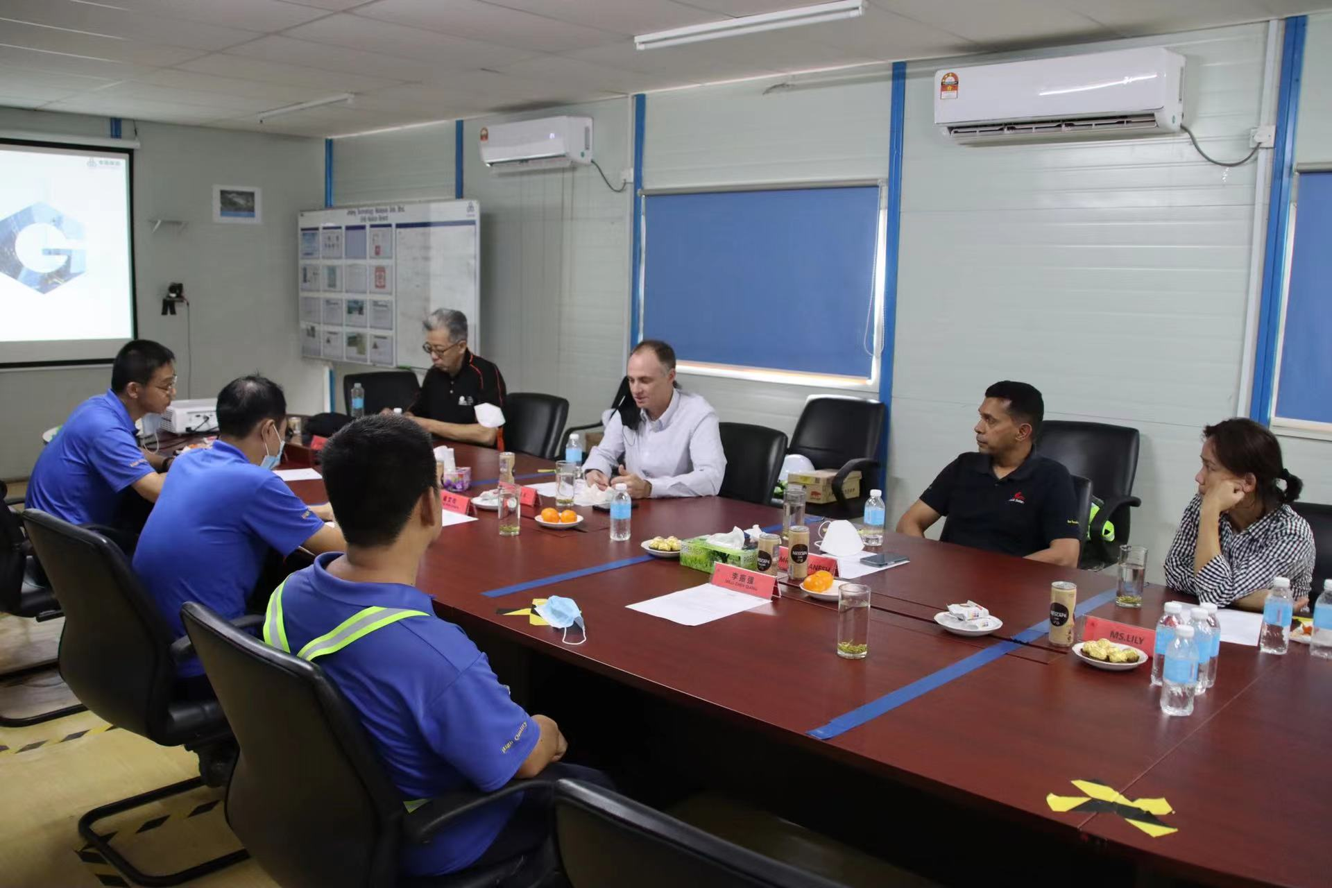 今年会科技马来西亚公司接待第一太阳能客户来访